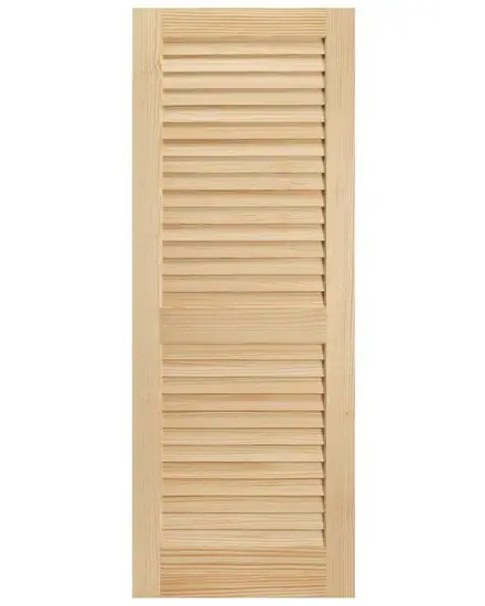 Full timber louvre door from Heritage Decorative Timber
